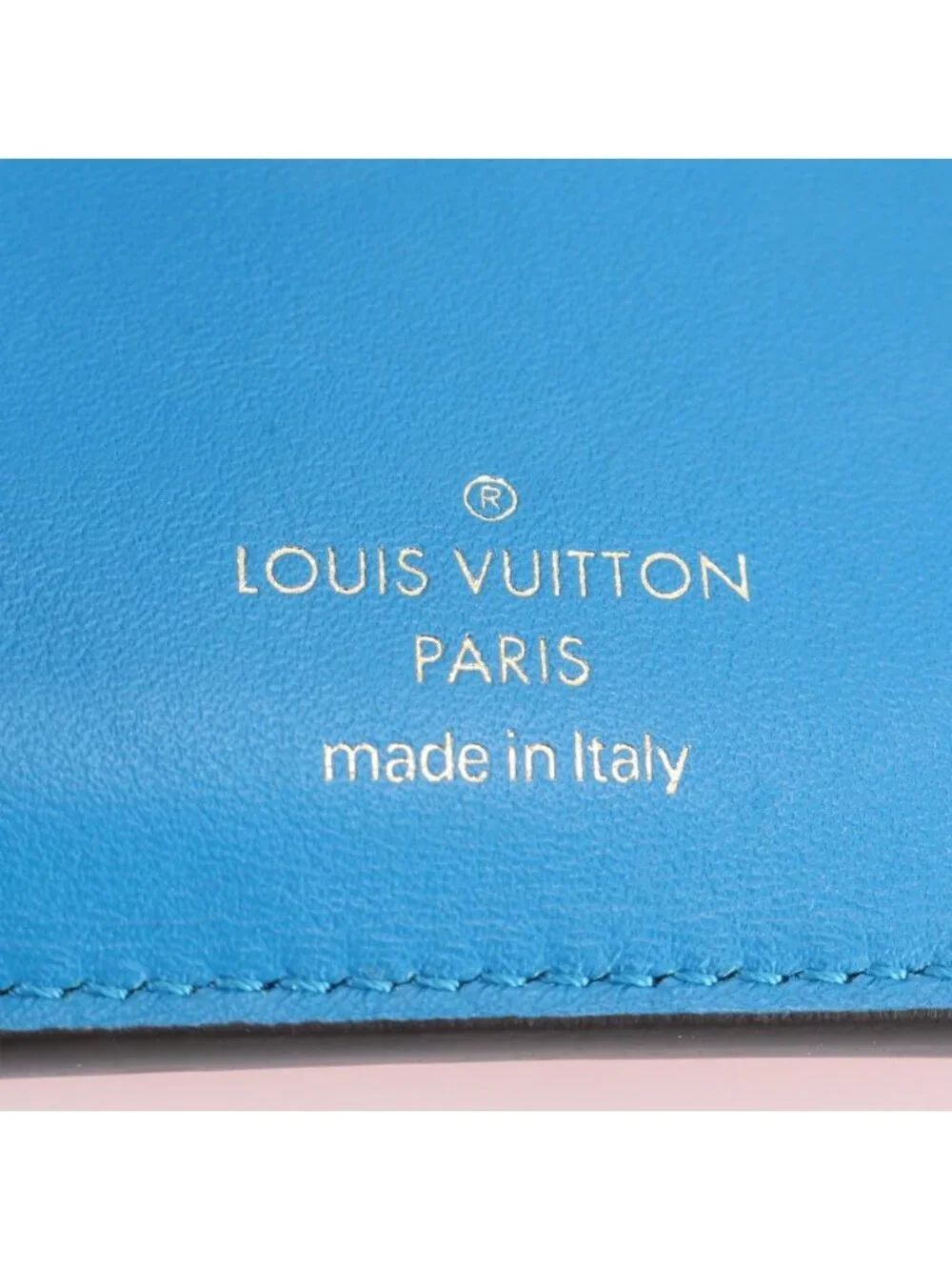 Louis Vuitton Portefeuille LV Pont Neuf Leather Trifold Wallet Compact